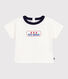 Babies' long-sleeved T-shirt with a vintage logo design