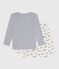 Children's long-sleeved zebra-print cotton T-shirts variante 1