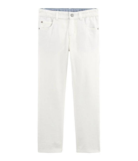 Boys' Trousers MARSHMALLOW white