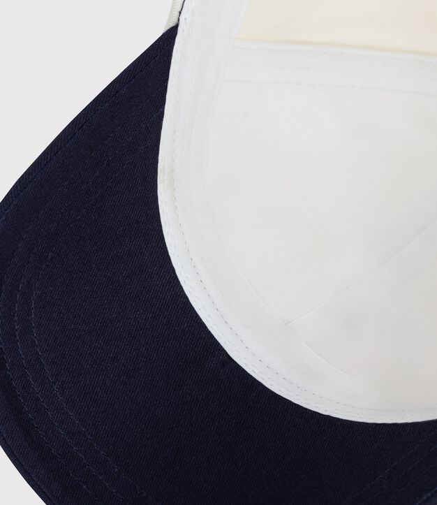 Children's cotton cap blue/blue
