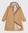 Women's long raincoat in two colours LATTE