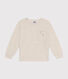 Boys' long-sleeved slub jersey T-shirt