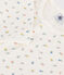 Girls' Floral Cotton Pyjamas MARSHMALLOW white/MULTICO white
