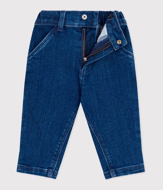 Babies' denim trousers DENIM MOYEN blue