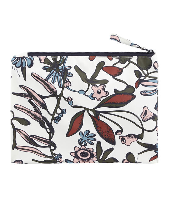 Printed clutch bag MARSHMALLOW white/MULTICO white