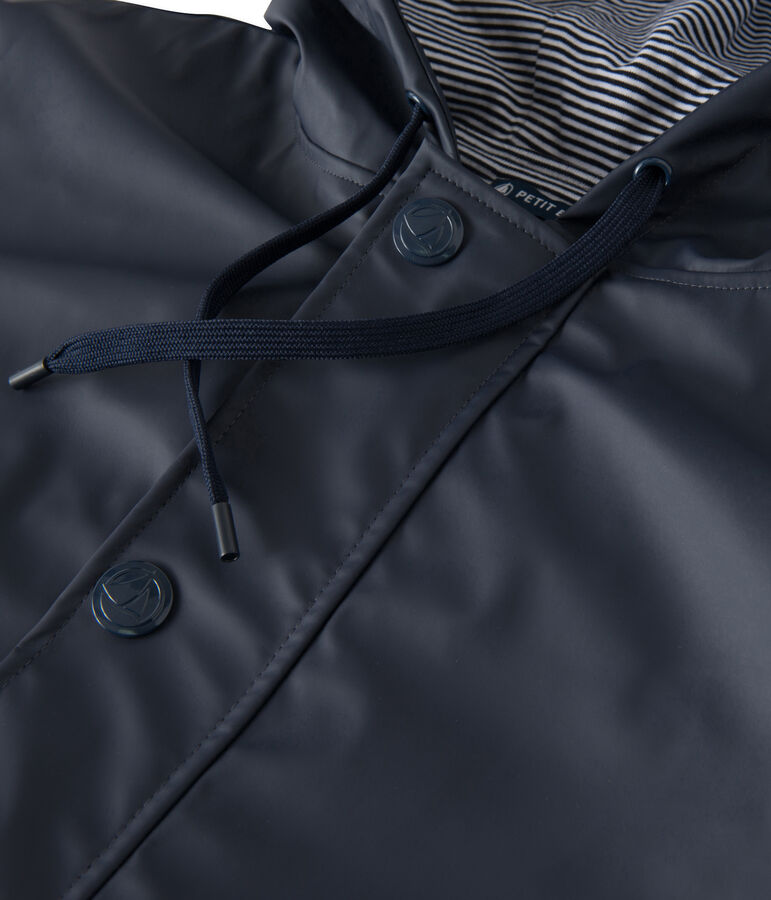 Unisex Iconic Waxed Coat blue