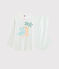 Girls' Tube Knit Pyjamas MARSHMALLOW white/MULTICO white