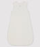 Babies' Velour Sleeping Bag MARSHMALLOW white
