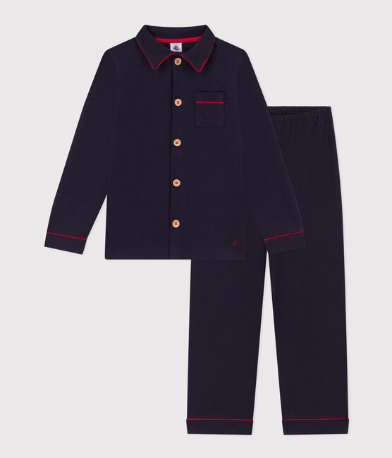 Boys' Jersey Pyjamas SMOKING blue