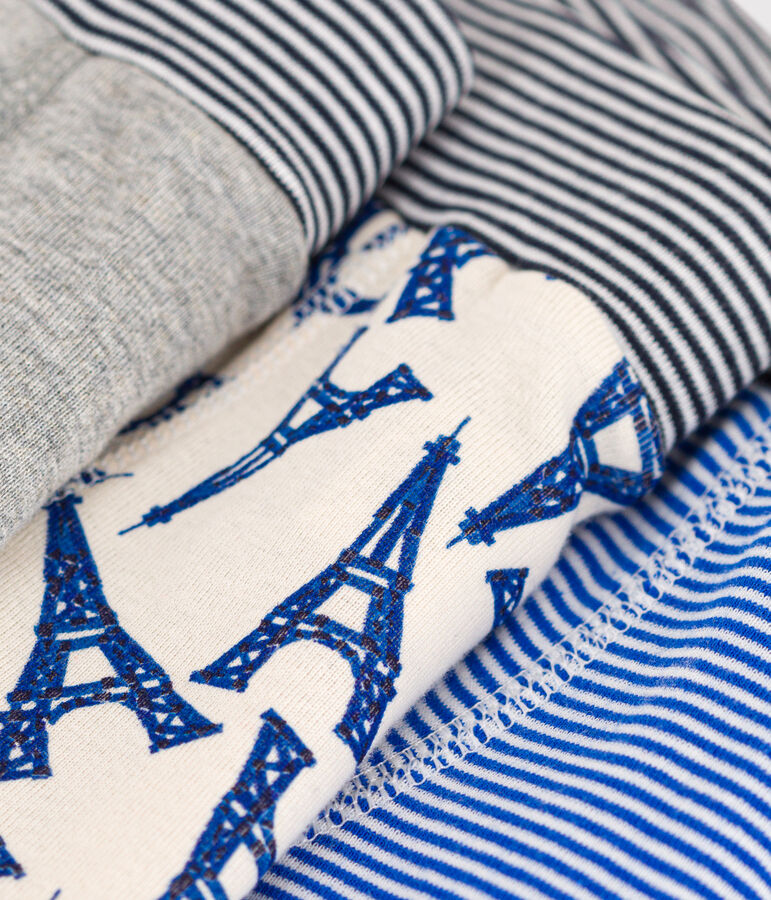 Boys' Paris Cotton Boxer Shorts - 3-Pack multicolor