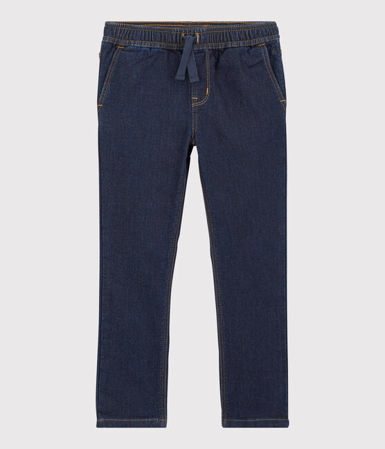 Boys' Regular Dark Denim Trousers DENIM BLEU FONCE blue