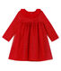 Baby Girls' Long-Sleeved Dual Material Dress
