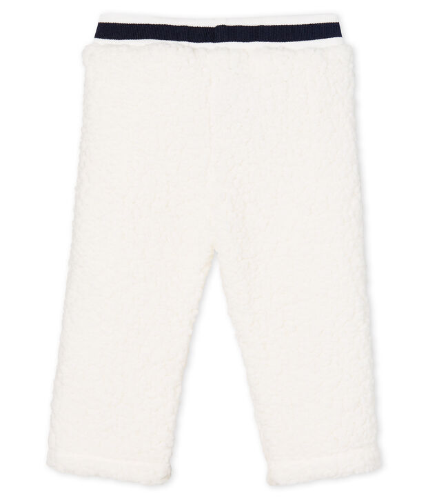 Unisex Baby Trousers in Sherpa white