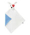 Flat dog comforter ECUME white/MULTICO white