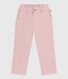 Girls' plain corduroy trousers