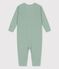 Babies' Footless Cotton and Lyocell Sleepsuit HERBIER green
