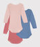 Babies' long-sleeved cotton bodysuits - 3-pack variante 1
