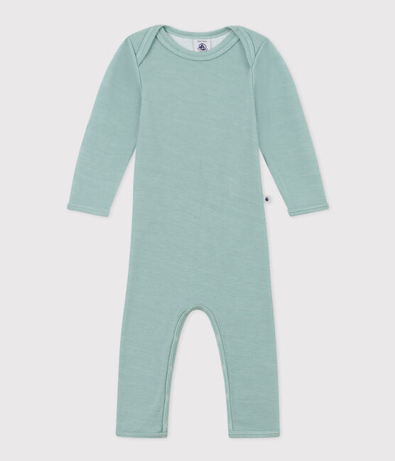 Babies' Long Cotton/Wool Bodysuit PAUL green