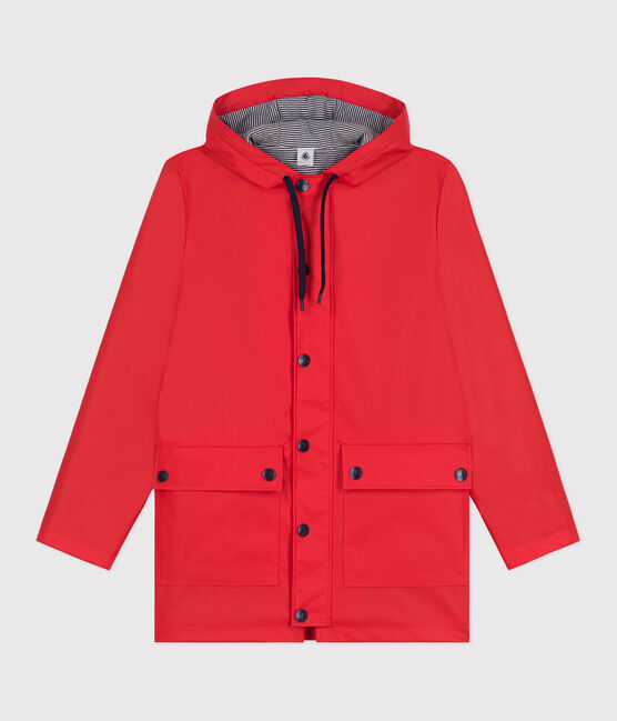 Iconic raincoat for men or women SPICY red