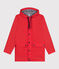 Iconic raincoat for men or women SPICY red