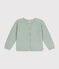 Girls' Cotton Cardigan HERBIER green