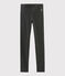 Girls' Jersey Leggings CAPECOD grey/OR yellow
