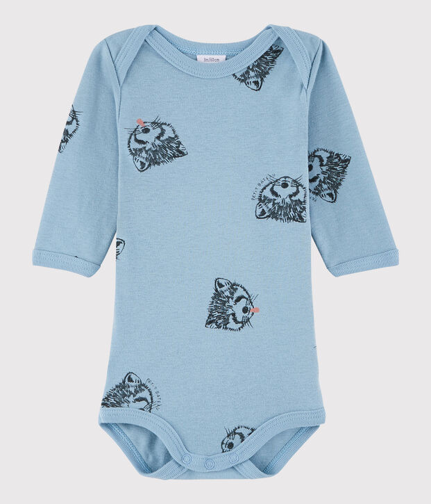 Unisex Babies' Long-Sleeved Bodysuit blue/multicolor
