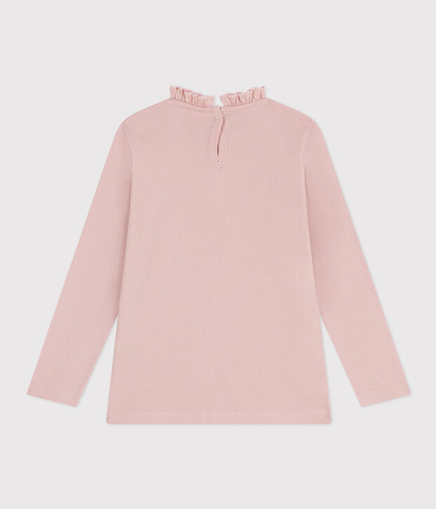 Girls' Long-sleeved Cotton T-Shirt pink