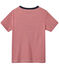 Boy's milleraies-striped T-shirt TERKUIT red/MARSHMALLOW white