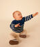 Babies' Cotton Jumper MEDIEVAL blue/AVALANCHE