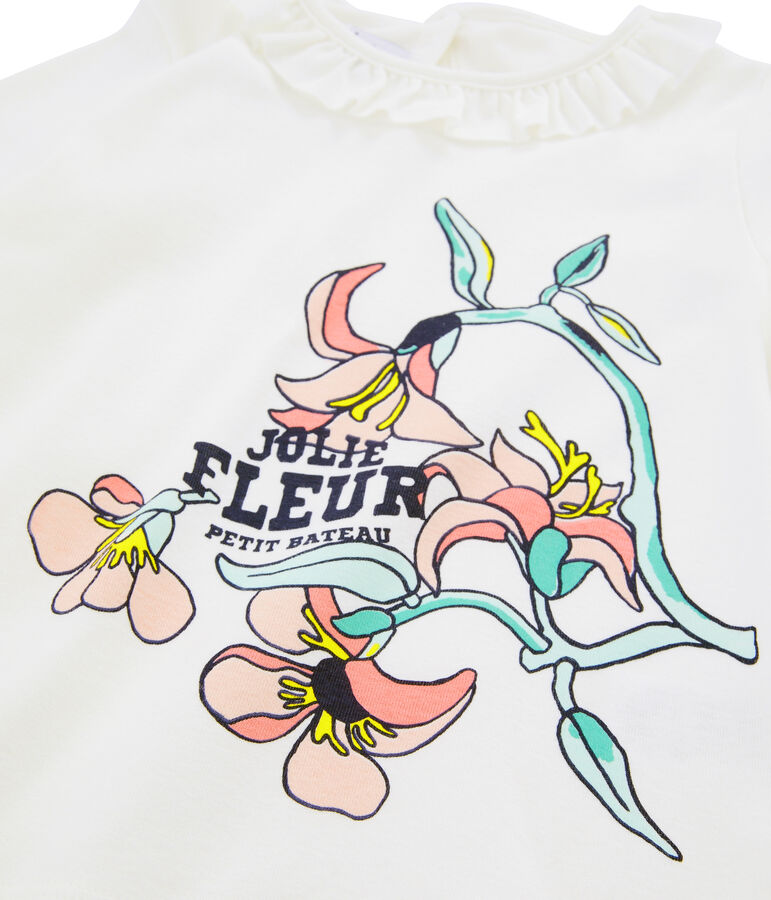 Girls' T-Shirt MARSHMALLOW white