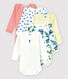 Babies' Cat Pattern Long-Sleeved Bodysuit - 5-Pack