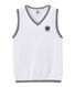 Boy's sleeveless sweater with badge
