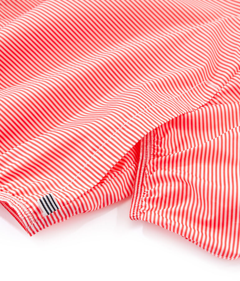 Unisex short windbreaker pink/white