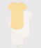 Short-Sleeved Cotton Palm Bodysuits - Pack of 3 variante 1