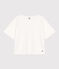 Women's Boxy Cotton T-Shirt MARSHMALLOW white