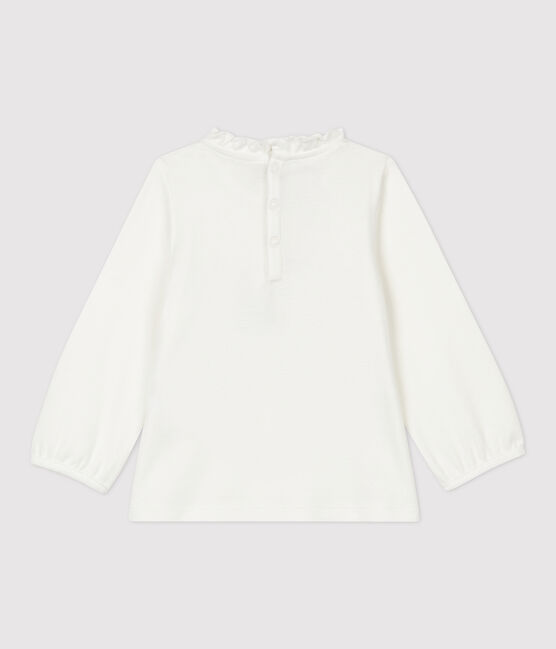 Babies' Cotton Blouse MARSHMALLOW white
