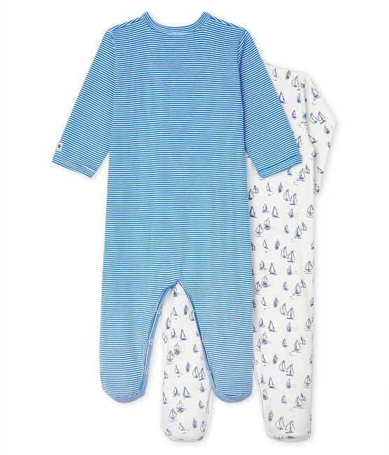 Baby Boys' Ribbed Sleepsuit 2Piece Set variante 1 Petit Bateau