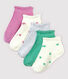 Girls' Ankle Socks - 5-Pack