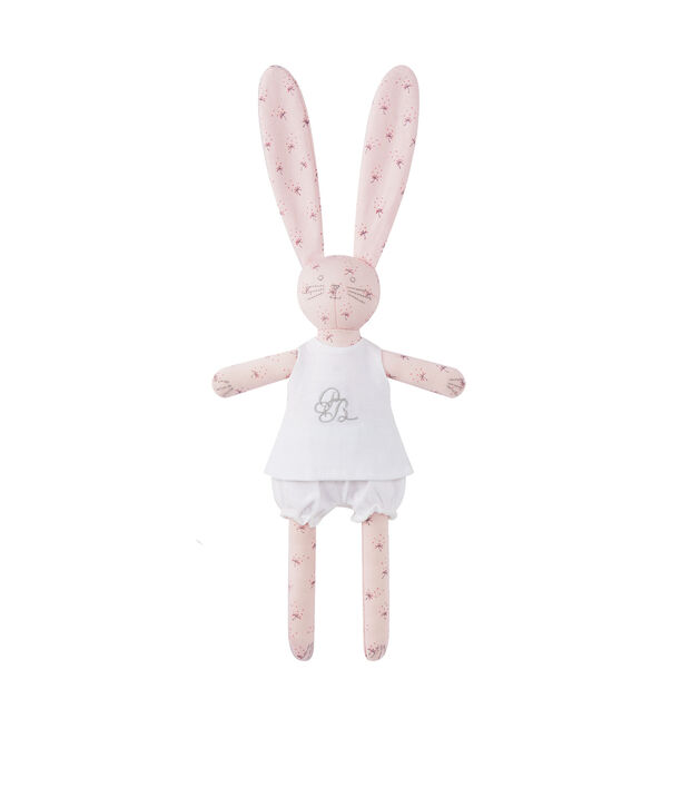 Printed rabbit comfort object pink/multicolor