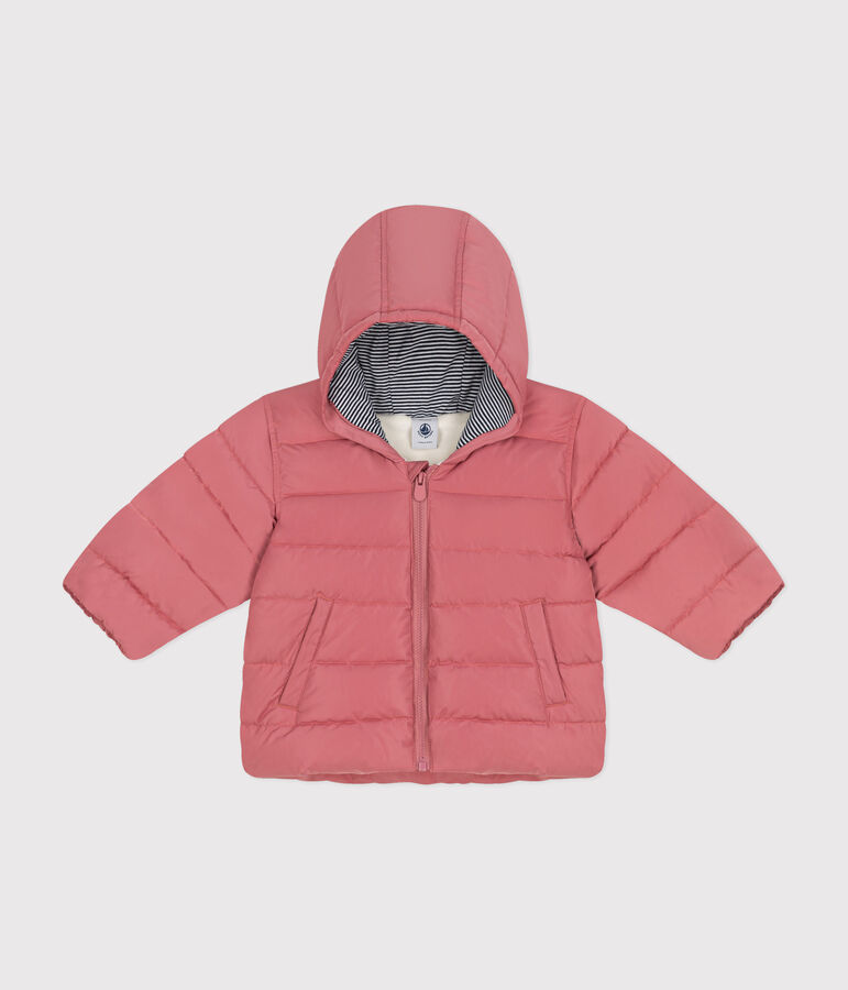 Babies' Fleece Lined Puffer Jacket pink