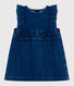 Babies' sleeveless denim dress