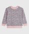 Children's printed cotton sweatshirt JOLI pink/MULTICO white