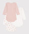 Babies' long-sleeved floral bodysuits - 3-pack variante 1