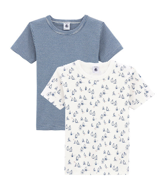 Little boy's short-sleeved tee-shirtduo variante 1
