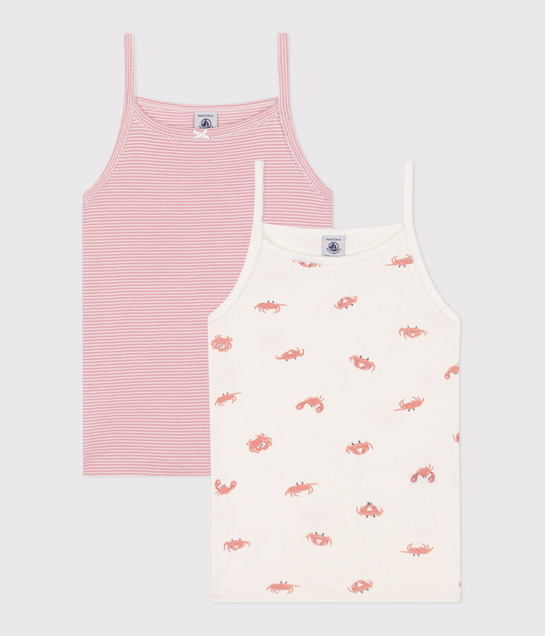 Children's crab print cotton tank tops - 2-pack variante 1