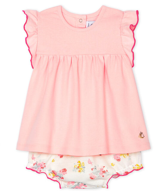 Baby Girls' Clothing - 2-Piece Set MINOIS pink/MULTICO white