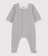 Babies' Stripy Cotton Bodyjama