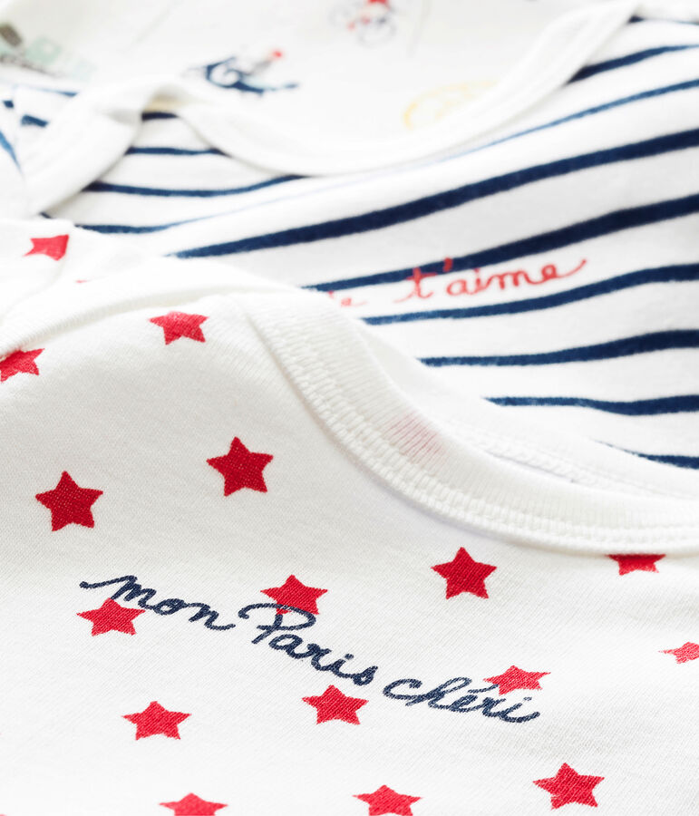 Baby Boys' Short-Sleeved Bodysuit - 3-Piece Set multicolor