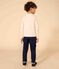 Children's unisex long-sleeved cotton T-shirt AVALANCHE white/NEWBLEU